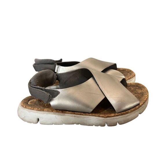Camper Oruga Silver sandals sz 37 - Picture 3 of 7